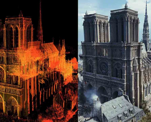 3D Architecture Modeling Notre Dame